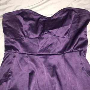 Strapless formal dress